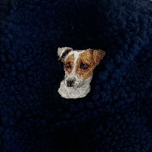 Dog embroidery Boa hat［Jack Russell Short］