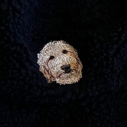 Dog embroidery Boa hat［Doodle］