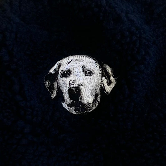 Dog embroidery Boa hat［Dalmatian］