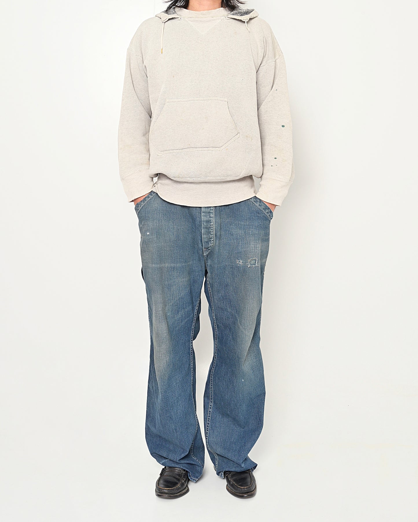 gray original BOLO painter denim pants Type"WW2 carhartt