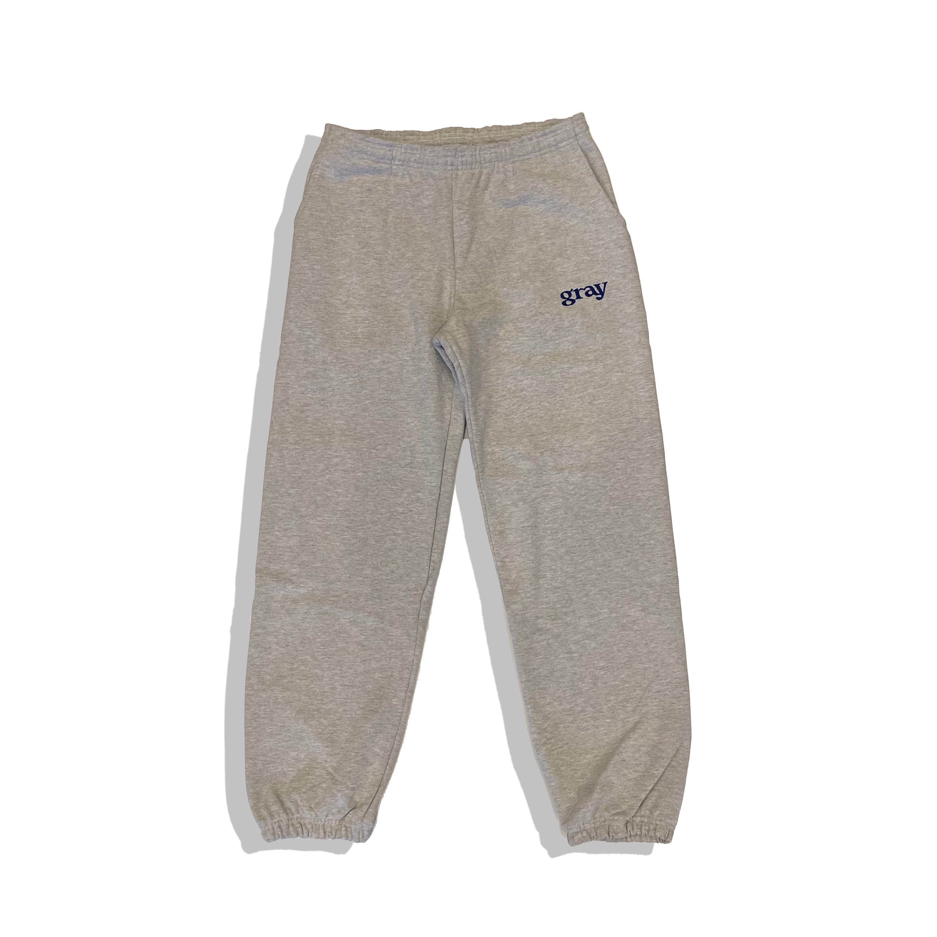 数量限定受注】gray shop logo sweat pants made in USA【1〜4週間程度