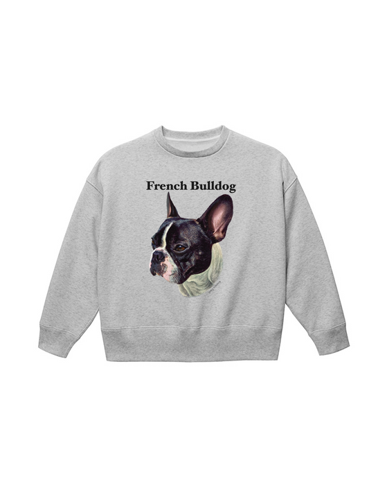 狗的臉印有汗水[放鬆] -French Bulldog