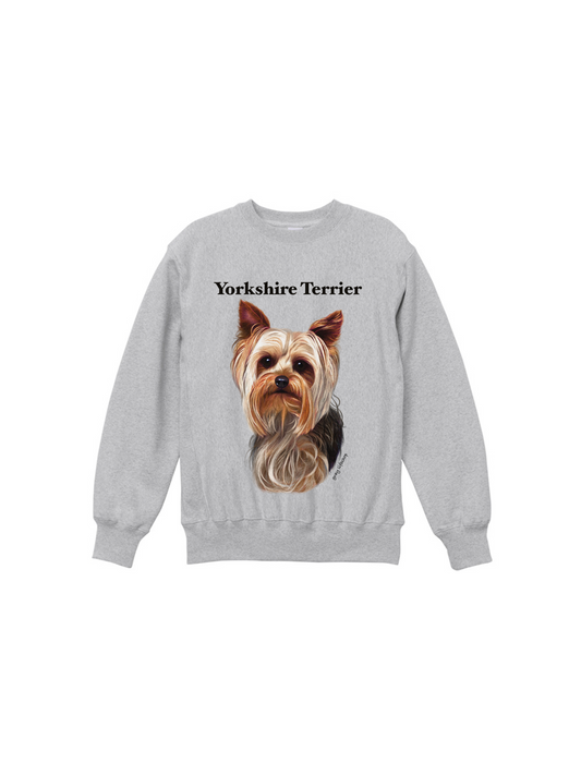 Dog Face Printed Sweat[standard]-Yorkshere Terrior