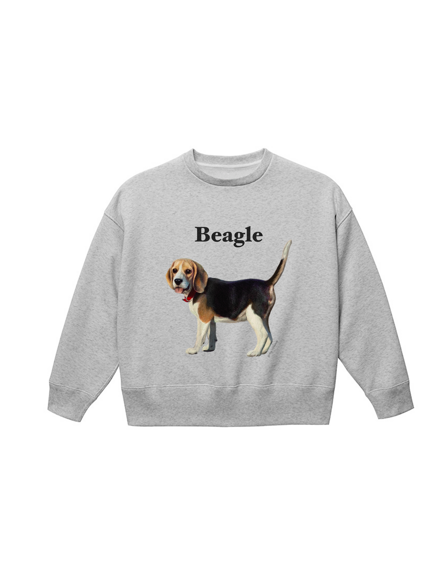 狗的臉印有汗水[放鬆] -beagle（整個）