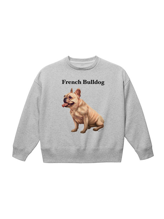 狗的臉印有汗水[放鬆] -French Bulldog（整個）