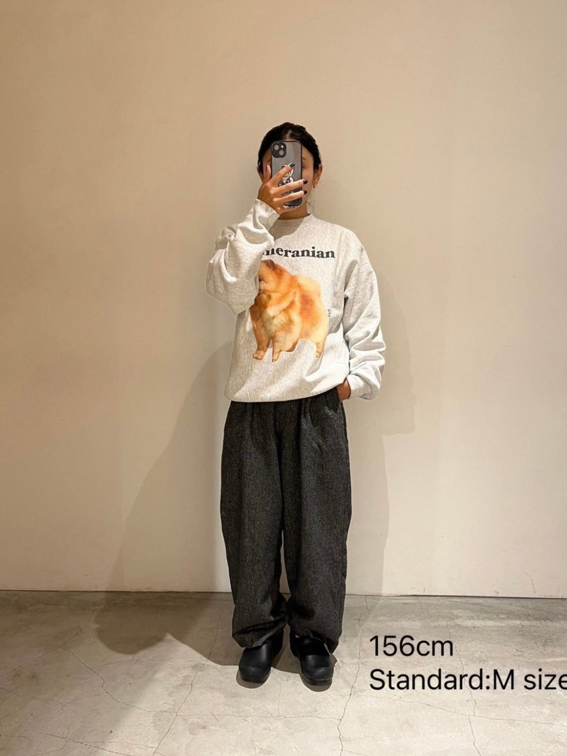 Dog Face Printed Sweat[standard]-Yorkshere Terrior